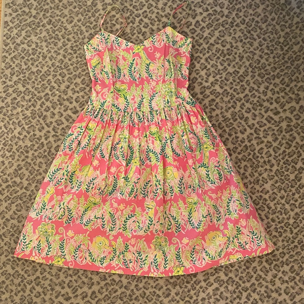 Lilly Pulitzer VTG Spaghetti Strap sundress Size 0